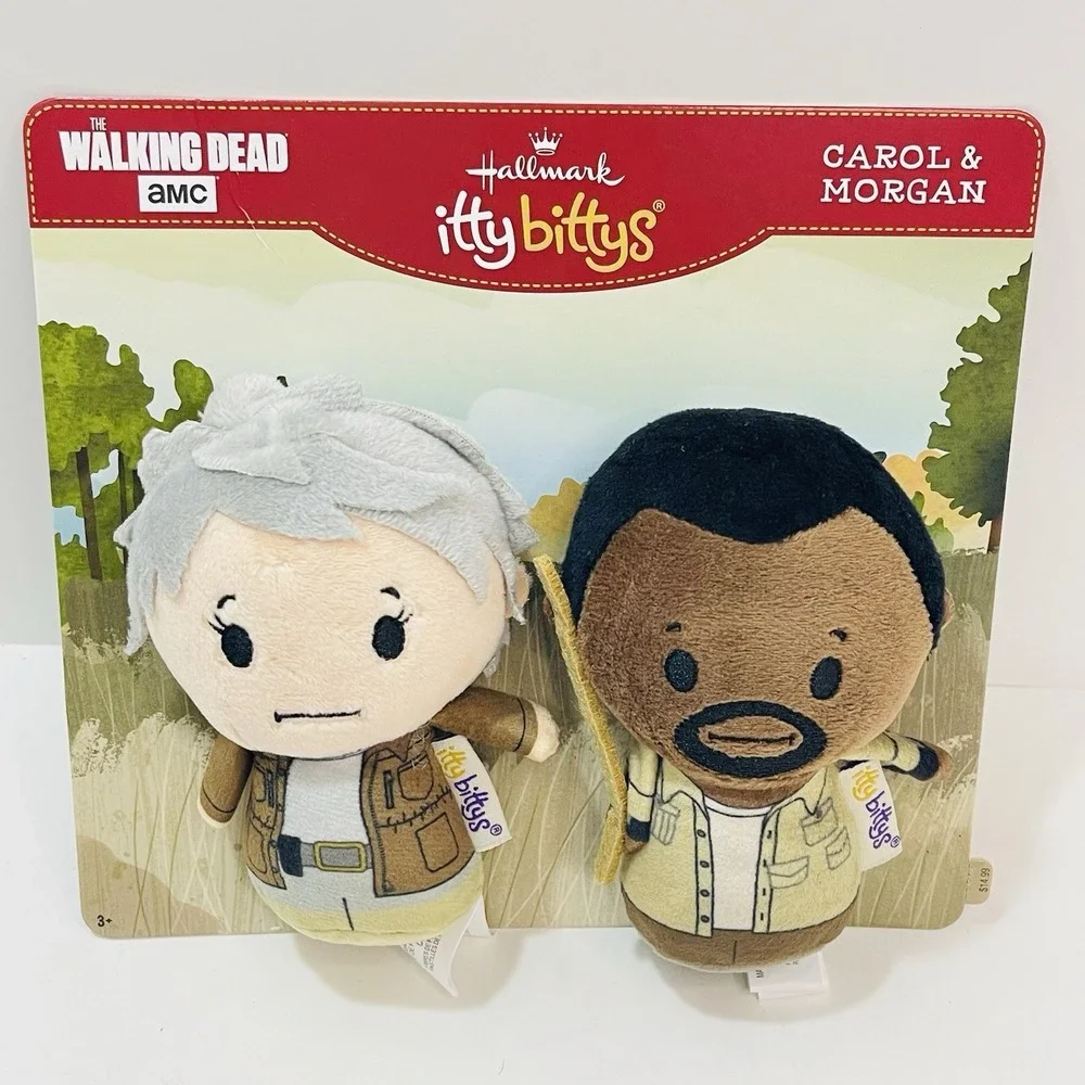 Hallmark Itty Bitty Bittys Carol & Morgan AMC The Walking‎ Dead 2019 NEW!